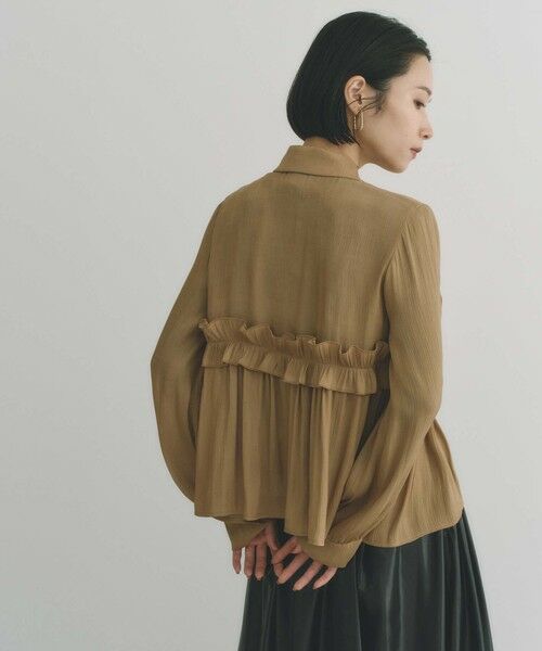 BIANCA / ビアンカ シャツ・ブラウス | 【BAILA12月号掲載】【着映えが叶う】ラメフリルブラウス | 詳細11