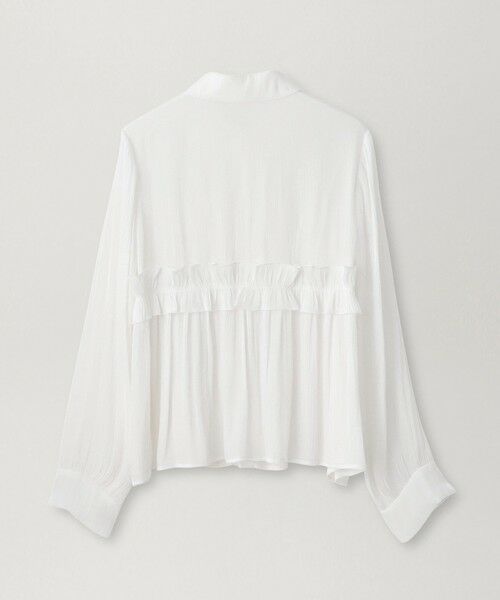 BIANCA / ビアンカ シャツ・ブラウス | 【BAILA12月号掲載】【着映えが叶う】ラメフリルブラウス | 詳細13