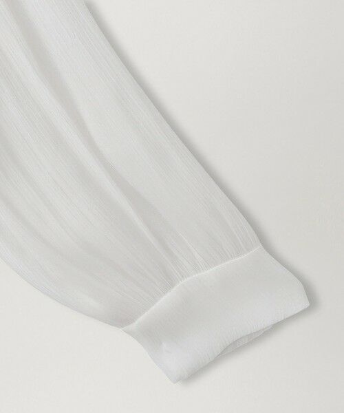 BIANCA / ビアンカ シャツ・ブラウス | 【BAILA12月号掲載】【着映えが叶う】ラメフリルブラウス | 詳細15