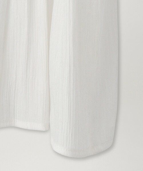 BIANCA / ビアンカ シャツ・ブラウス | 【BAILA12月号掲載】【着映えが叶う】ラメフリルブラウス | 詳細16