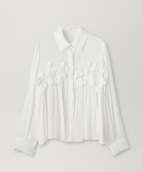 BIANCA / ビアンカ シャツ・ブラウス | 【BAILA12月号掲載】【着映えが叶う】ラメフリルブラウス | 詳細19