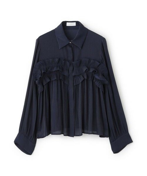 BIANCA / ビアンカ シャツ・ブラウス | 【BAILA12月号掲載】【着映えが叶う】ラメフリルブラウス | 詳細20