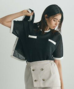 BIANCA / ビアンカ ニット・セーター | 【着映えが叶う】シアーツイード ニットプルオーバー