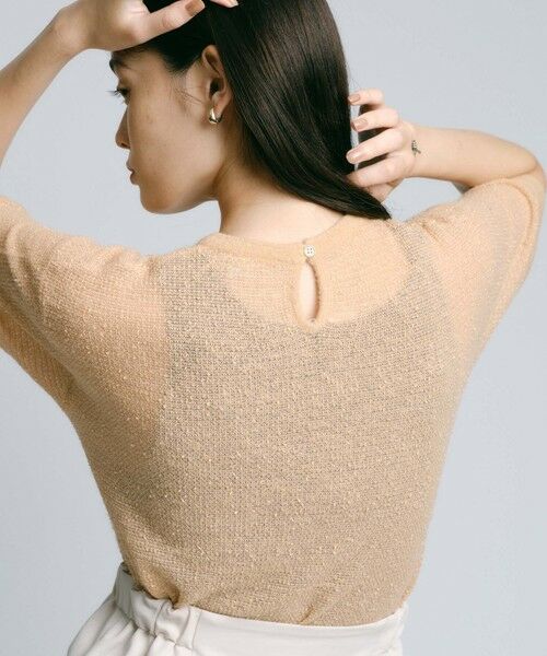 BIANCA / ビアンカ ニット・セーター | 【着映えが叶う】シアーツイード ニットプルオーバー | 詳細6