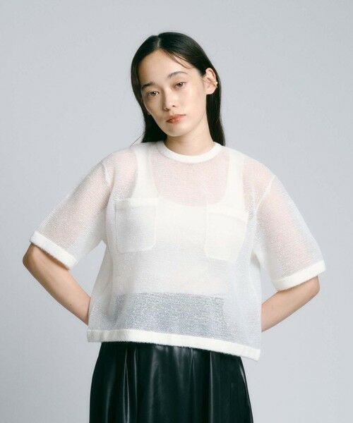 BIANCA / ビアンカ ニット・セーター | 【着映えが叶う】シアーツイード ニットプルオーバー | 詳細7