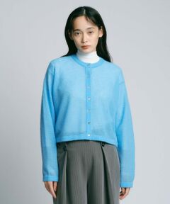 BIANCA / ビアンカ ニット・セーター | 【着映えが叶う】シアーツイード ニットカーディガン