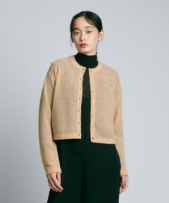 BIANCA / ビアンカ ニット・セーター | 【着映えが叶う】シアーツイード ニットカーディガン
