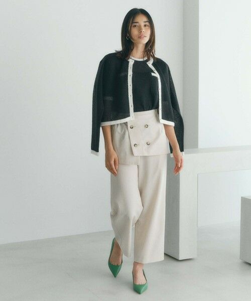 BIANCA / ビアンカ ニット・セーター | 【着映えが叶う】シアーツイード ニットカーディガン | 詳細1