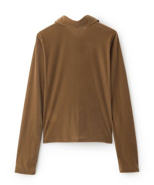 BIANCA / ビアンカ カットソー | 【トレンドミックス】クラシカル　シアーベロアシャツブラウス | 詳細12