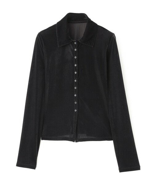 BIANCA / ビアンカ カットソー | 【トレンドミックス】クラシカル　シアーベロアシャツブラウス | 詳細19