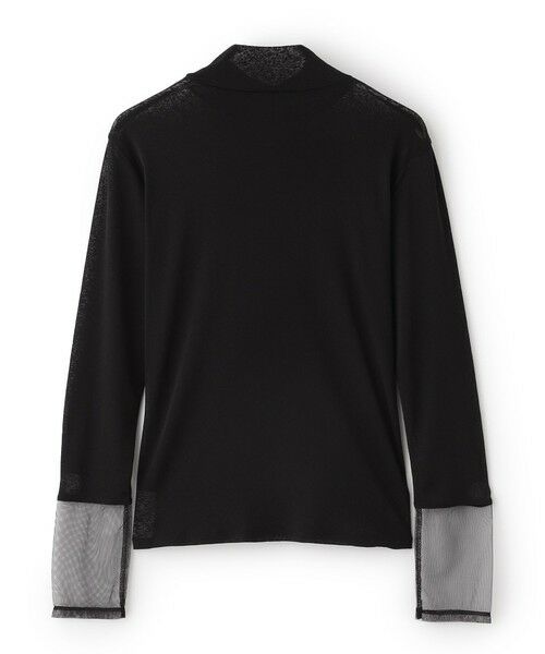 BIANCA / ビアンカ カットソー | 【＠BAILA掲載】【大人シアー】チュールコンビタートルカットソー | 詳細10