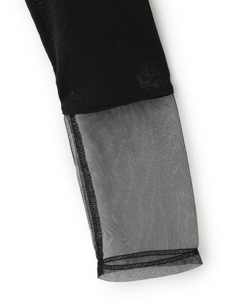 BIANCA / ビアンカ カットソー | 【＠BAILA掲載】【大人シアー】チュールコンビタートルカットソー | 詳細12