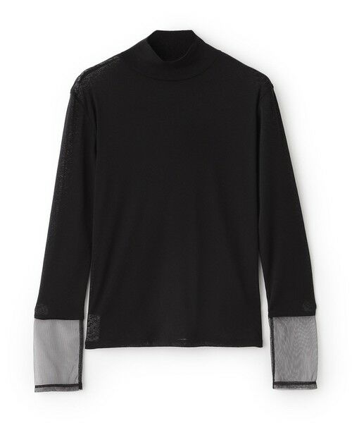 BIANCA / ビアンカ カットソー | 【＠BAILA掲載】【大人シアー】チュールコンビタートルカットソー | 詳細16