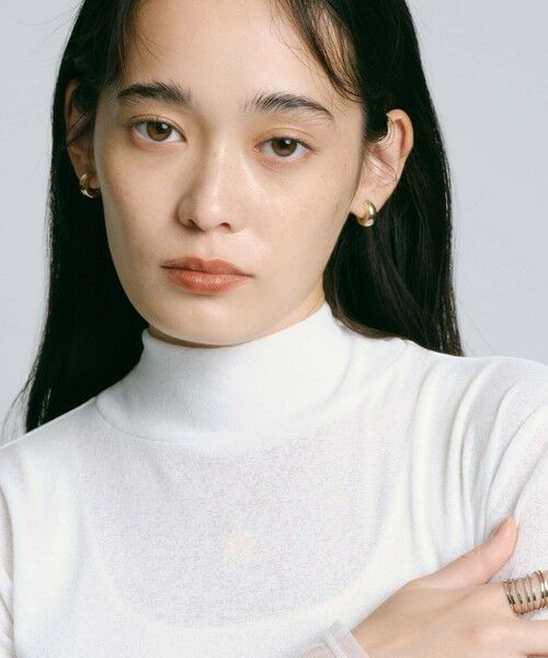 BIANCA / ビアンカ カットソー | 【＠BAILA掲載】【大人シアー】チュールコンビタートルカットソー | 詳細3