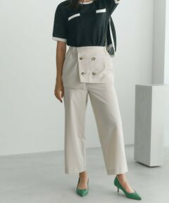 BIANCA / ビアンカ その他パンツ | 【BAILA12月号掲載】【大人の万能3WAY】ラップビスチェ付きパンツ