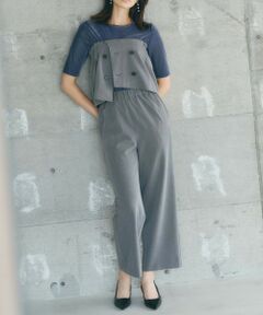 BIANCA / ビアンカ その他パンツ | 【BAILA12月号掲載】【大人の万能3WAY】ラップビスチェ付きパンツ