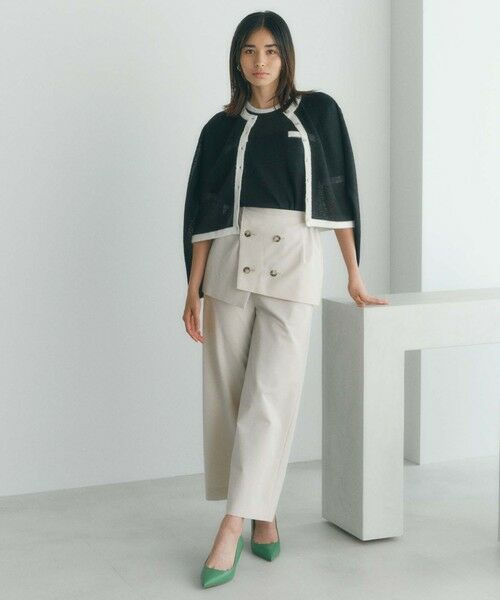 BIANCA / ビアンカ その他パンツ | 【BAILA12月号掲載】【大人の万能3WAY】ラップビスチェ付きパンツ | 詳細1