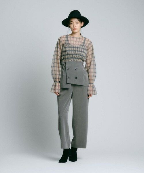 BIANCA / ビアンカ その他パンツ | 【BAILA12月号掲載】【大人の万能3WAY】ラップビスチェ付きパンツ | 詳細11