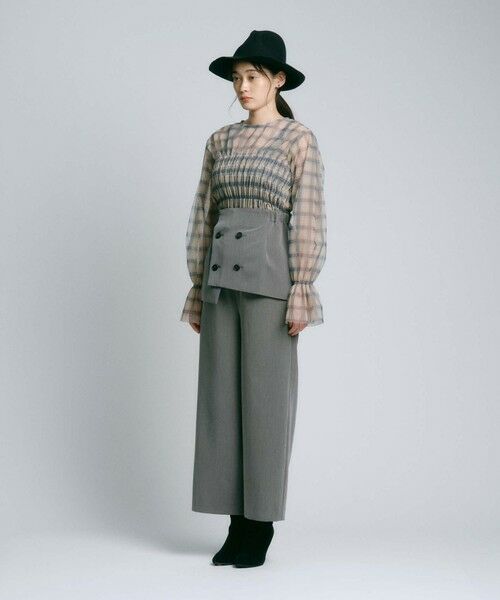 BIANCA / ビアンカ その他パンツ | 【BAILA12月号掲載】【大人の万能3WAY】ラップビスチェ付きパンツ | 詳細13