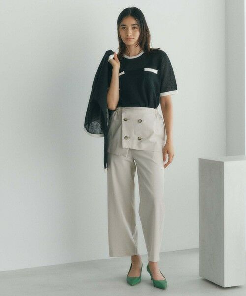 BIANCA / ビアンカ その他パンツ | 【BAILA12月号掲載】【大人の万能3WAY】ラップビスチェ付きパンツ | 詳細2