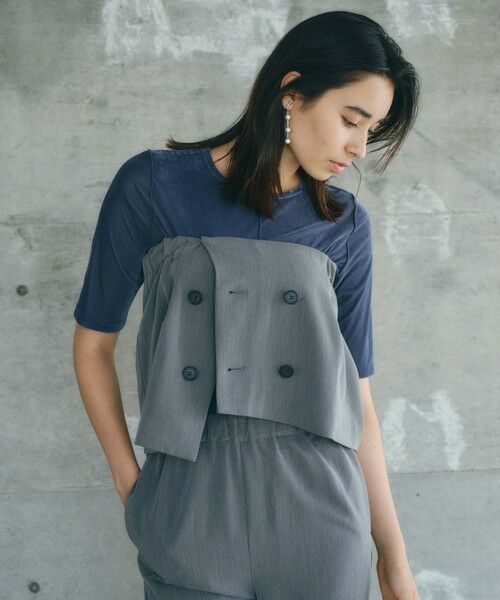 BIANCA / ビアンカ その他パンツ | 【BAILA12月号掲載】【大人の万能3WAY】ラップビスチェ付きパンツ | 詳細6