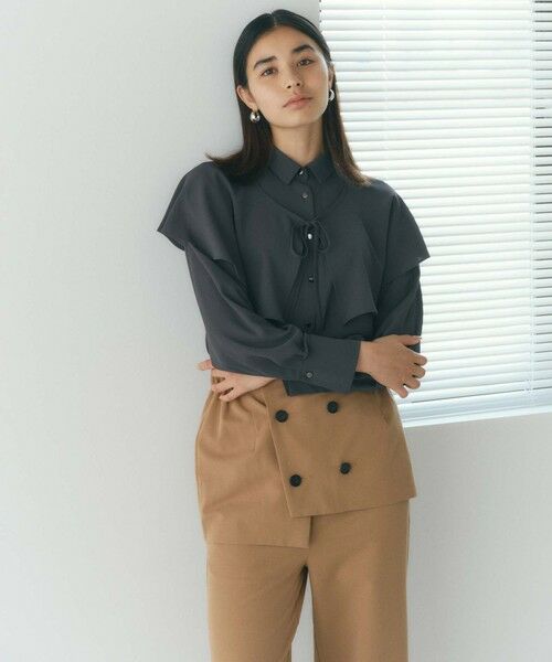 BIANCA / ビアンカ その他パンツ | 【BAILA12月号掲載】【大人の万能3WAY】ラップビスチェ付きパンツ | 詳細7