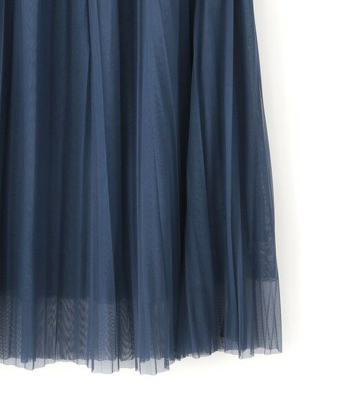 BIANCA / ビアンカ ロング・マキシ丈スカート | 【＠BAILA掲載】【大人の洗練シアー】エアリーチュールプリーツスカート | 詳細10
