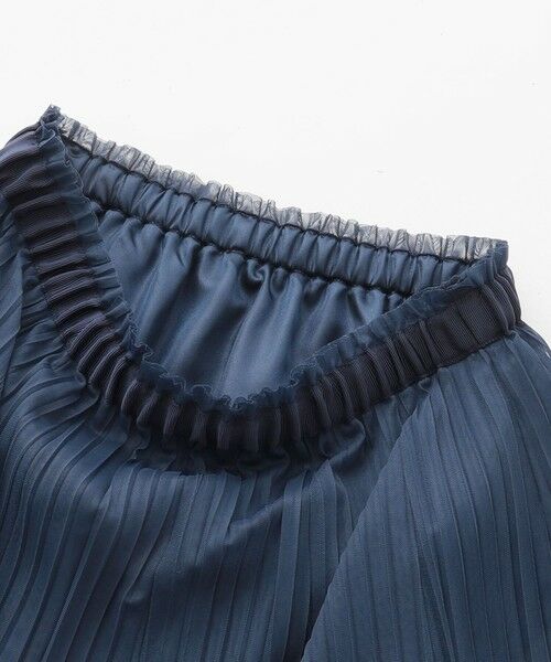 BIANCA / ビアンカ ロング・マキシ丈スカート | 【＠BAILA掲載】【大人の洗練シアー】エアリーチュールプリーツスカート | 詳細11