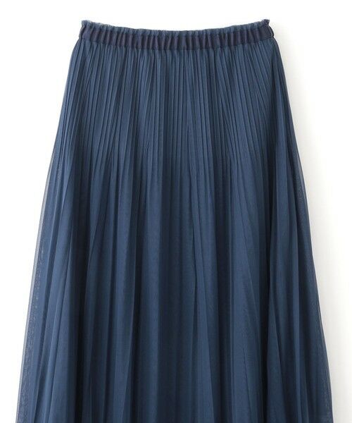 BIANCA / ビアンカ ロング・マキシ丈スカート | 【＠BAILA掲載】【大人の洗練シアー】エアリーチュールプリーツスカート | 詳細8