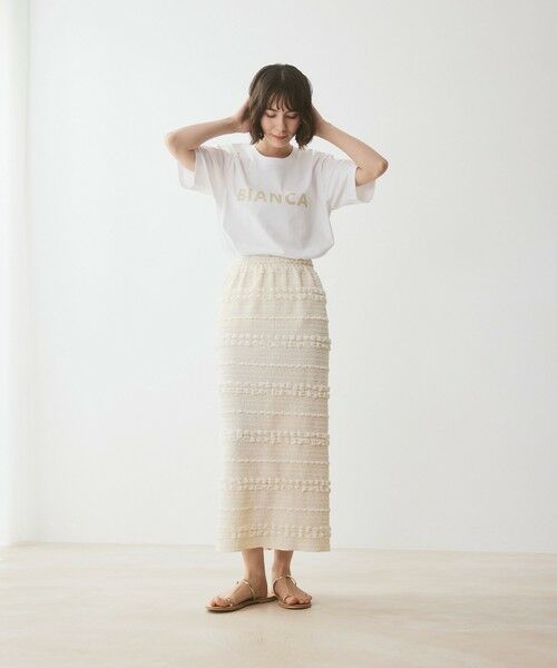 BIANCA / ビアンカ ロング・マキシ丈スカート | 【マルチシーン】リュクスジャカード タイトスカート | 詳細1