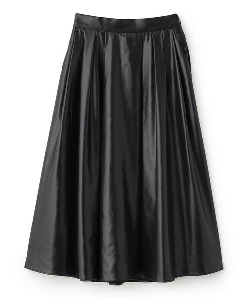 BIANCA / ビアンカ ロング・マキシ丈スカート | 【着回し抜群】レザーライク フレアスカート | 詳細16