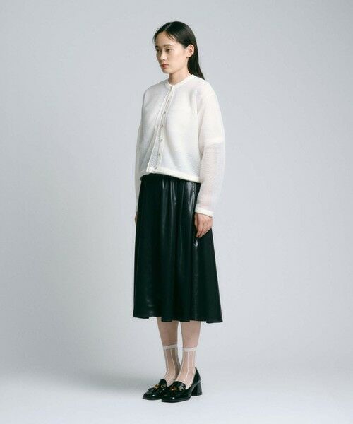 BIANCA / ビアンカ ロング・マキシ丈スカート | 【着回し抜群】レザーライク フレアスカート | 詳細5