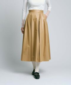 BIANCA / ビアンカ ロング・マキシ丈スカート | 【着回し抜群】レザーライク フレアスカート