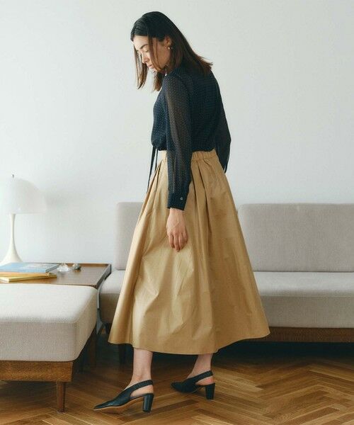 BIANCA / ビアンカ ロング・マキシ丈スカート | 【着回し抜群】レザーライク フレアスカート | 詳細2