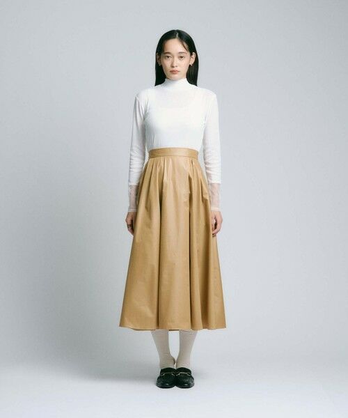 BIANCA / ビアンカ ロング・マキシ丈スカート | 【着回し抜群】レザーライク フレアスカート | 詳細7