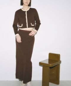 BIANCA / ビアンカ ロング・マキシ丈スカート | 【BAILA12月号掲載】【美シルエット】ミラノリブナロースカート