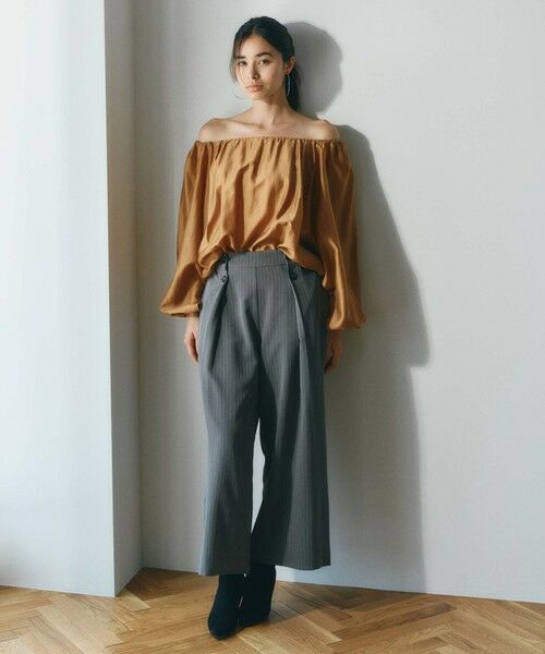 BIANCA / ビアンカ シャツ・ブラウス | 【着映えが叶う】ギャザー3WAYブラウス | 詳細1