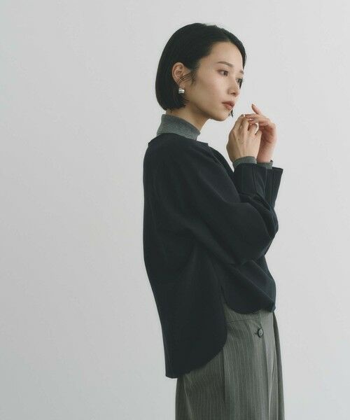 BIANCA / ビアンカ カットソー | 【オンオフ着回し】大人の洗練プルオーバー（ネイビー3）