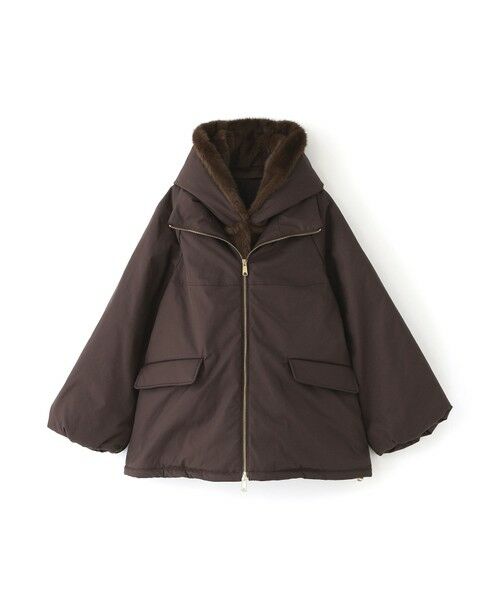 BIANCA / ビアンカ その他アウター | 【ファー取り外し2WAY】マットツイルフェイクファー | 詳細16