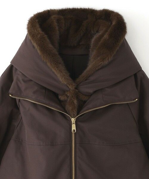 BIANCA / ビアンカ その他アウター | 【ファー取り外し2WAY】マットツイルフェイクファー | 詳細6