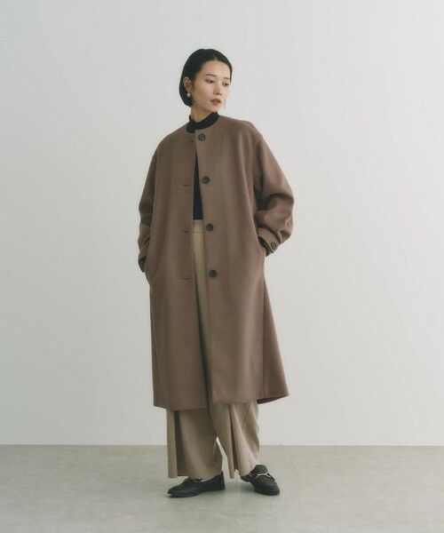 BIANCA / ビアンカ その他アウター | 【BAILA12月号掲載】【洗えるアウター】ミディ丈コクーンコート | 詳細10