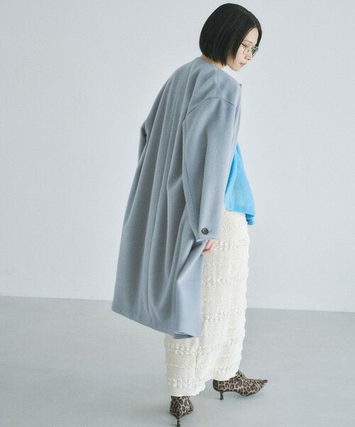 BIANCA / ビアンカ その他アウター | 【BAILA12月号掲載】【洗えるアウター】ミディ丈コクーンコート | 詳細4