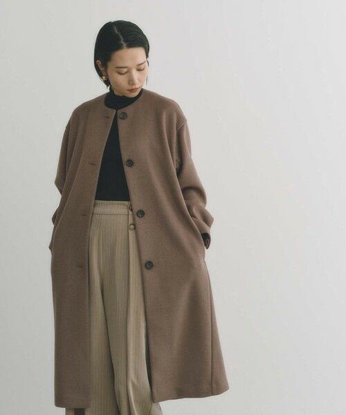 BIANCA / ビアンカ その他アウター | 【BAILA12月号掲載】【洗えるアウター】ミディ丈コクーンコート | 詳細7