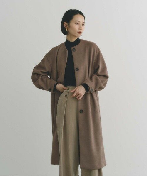 BIANCA / ビアンカ その他アウター | 【BAILA12月号掲載】【洗えるアウター】ミディ丈コクーンコート | 詳細8