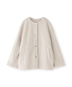 BIANCA / ビアンカ その他アウター | 【着回し抜群】ブルゾンライクニットアウター