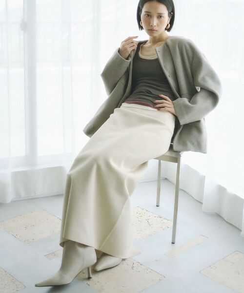 BIANCA / ビアンカ その他アウター | 【着回し抜群】ブルゾンライクニットアウター | 詳細2