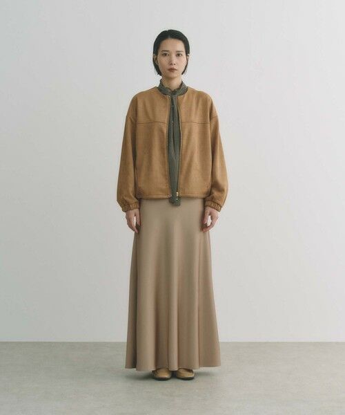 BIANCA / ビアンカ その他アウター | 【ON/OFF着回し】スエードライクジップアップブルゾン | 詳細12