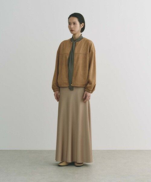 BIANCA / ビアンカ その他アウター | 【ON/OFF着回し】スエードライクジップアップブルゾン | 詳細13