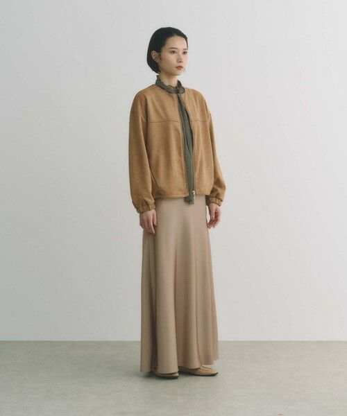 BIANCA / ビアンカ その他アウター | 【ON/OFF着回し】スエードライクジップアップブルゾン | 詳細14