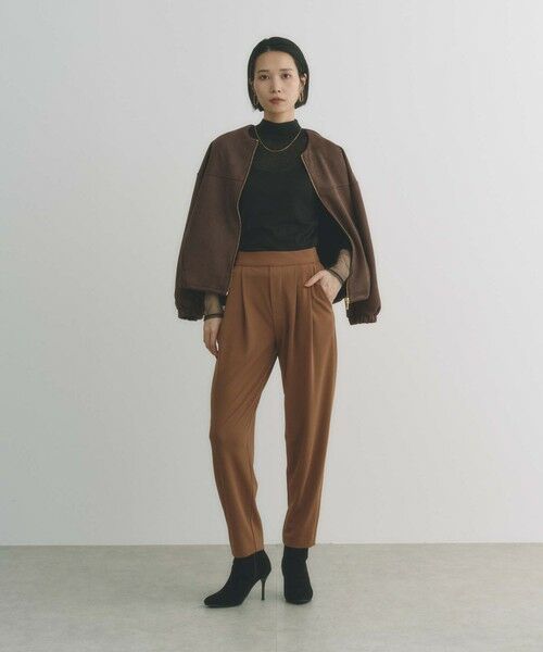 BIANCA / ビアンカ その他アウター | 【ON/OFF着回し】スエードライクジップアップブルゾン | 詳細15